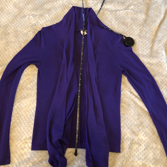 Wet Seal Purple Cardigan - Picture 6 of 7
